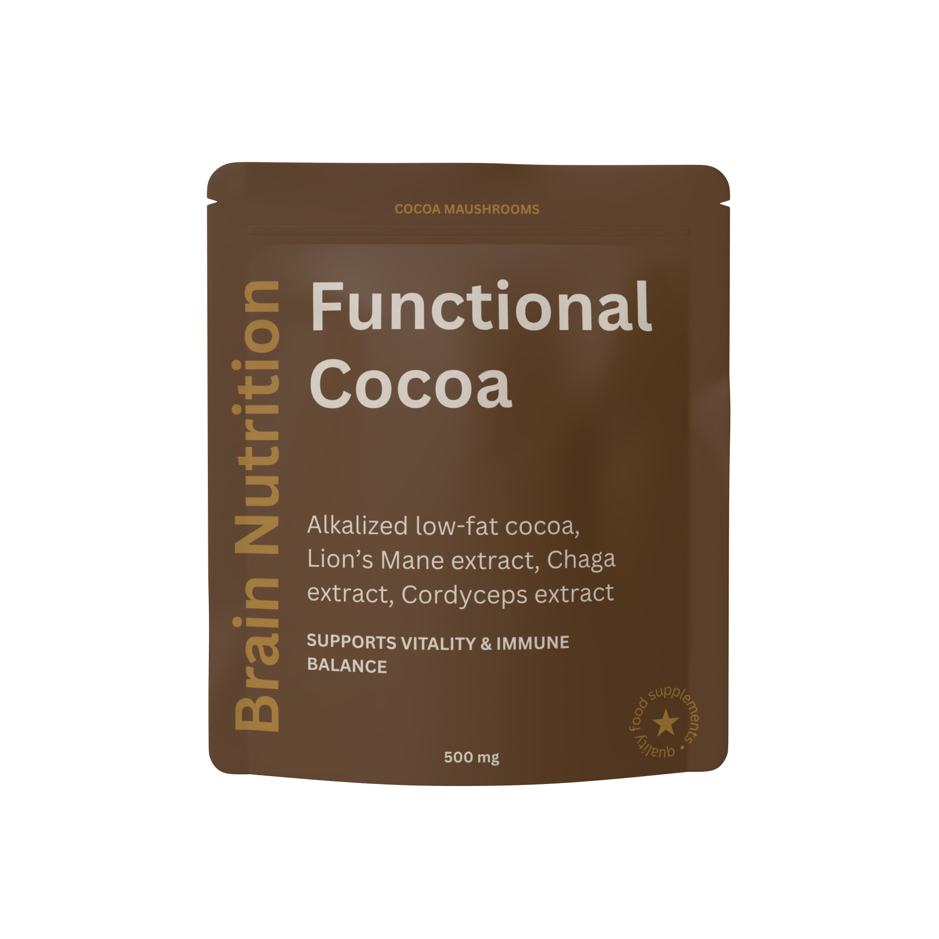 Low-Fat Cacao With Lion's Mane